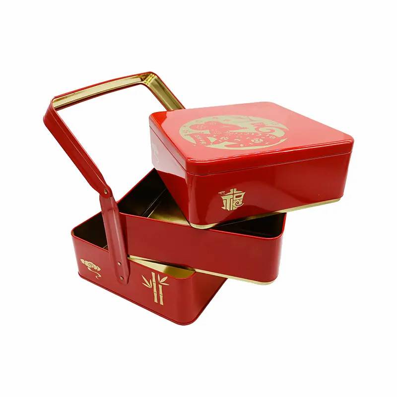 custom High Quality Wholesale Factory Custom Cookies Gift Tin Box With Lid For Storage online