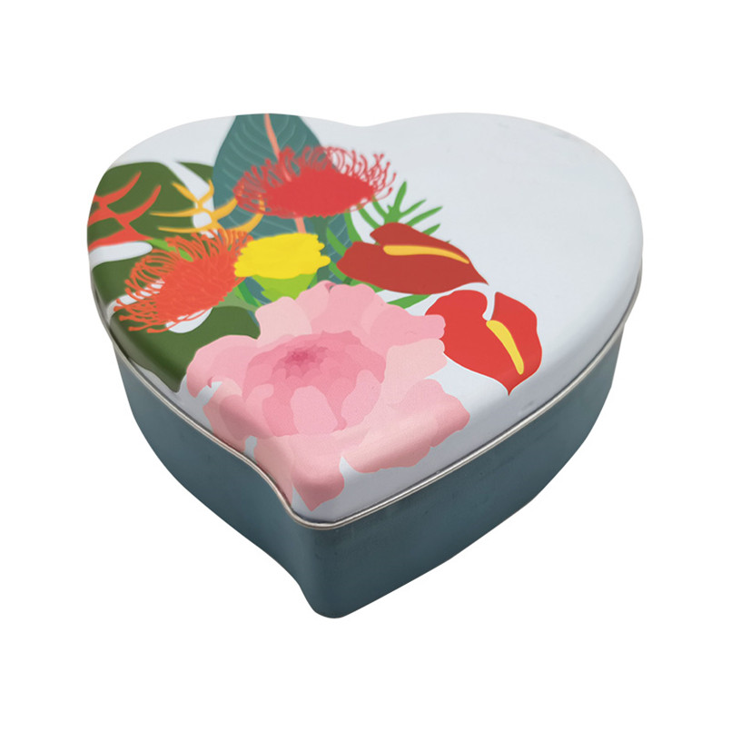 custom Charming Custom Heart Tin Box for Sweet Candy Treats online