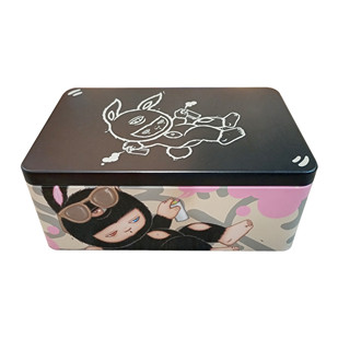 Branded Colorful Metal Storage Printed Tin Box With Lid