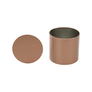 custom Pocket-Sized Cylinder-Shaped Nickel-Plated Small Metal Containers Mini Tin Boxes For Coins online