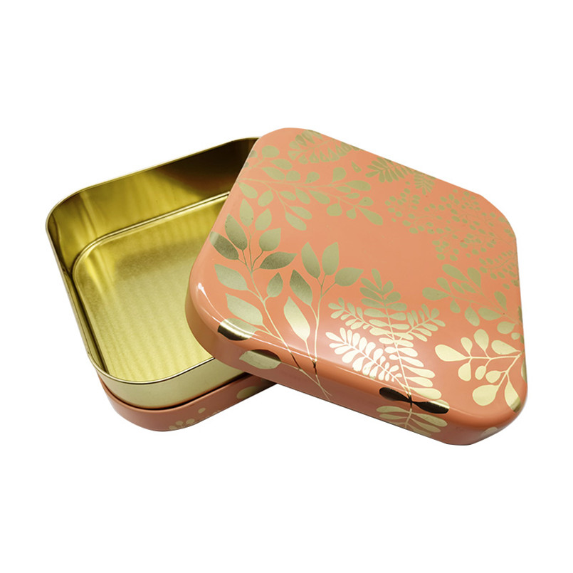 custom Wholesale Colored Durable Premium Food Grade Tin Boxes for Food Storage online