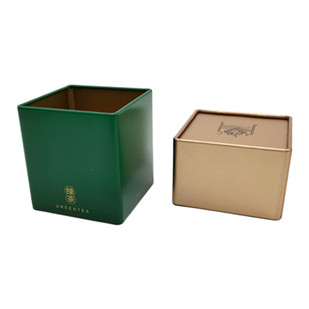 Vintage Personalized Tea Tin Box With Compartments