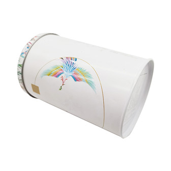 Custom Cylindrical Personalized Metal Tin Box With Custom Design