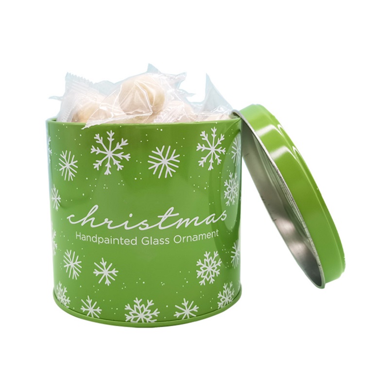 custom Food Grade Tinplate Fashion Empty Personalized Christmas Cookie Tins online