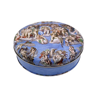 custom 4Oz Biscuit Factory Customize Round Metal Tin Box Silver Candy online