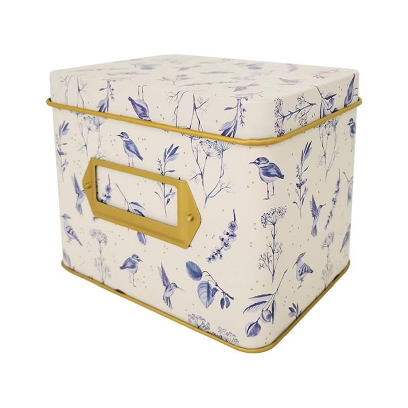 custom Classified Multiple Large Food Safe Gifting Rectangle Sublimation Tin Box with Label Card Slot online