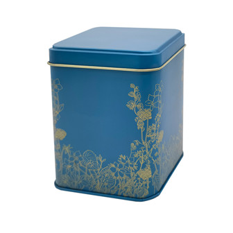 custom Watercolor Tin Containers Custom Metal Rectangular Empty Hinged Tins Box online