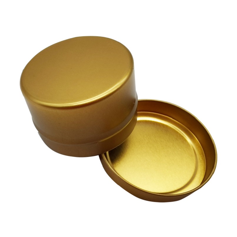custom Wholesale Durable Luxury Fashionable Recycled Small Round Gold Mint Tin Box online