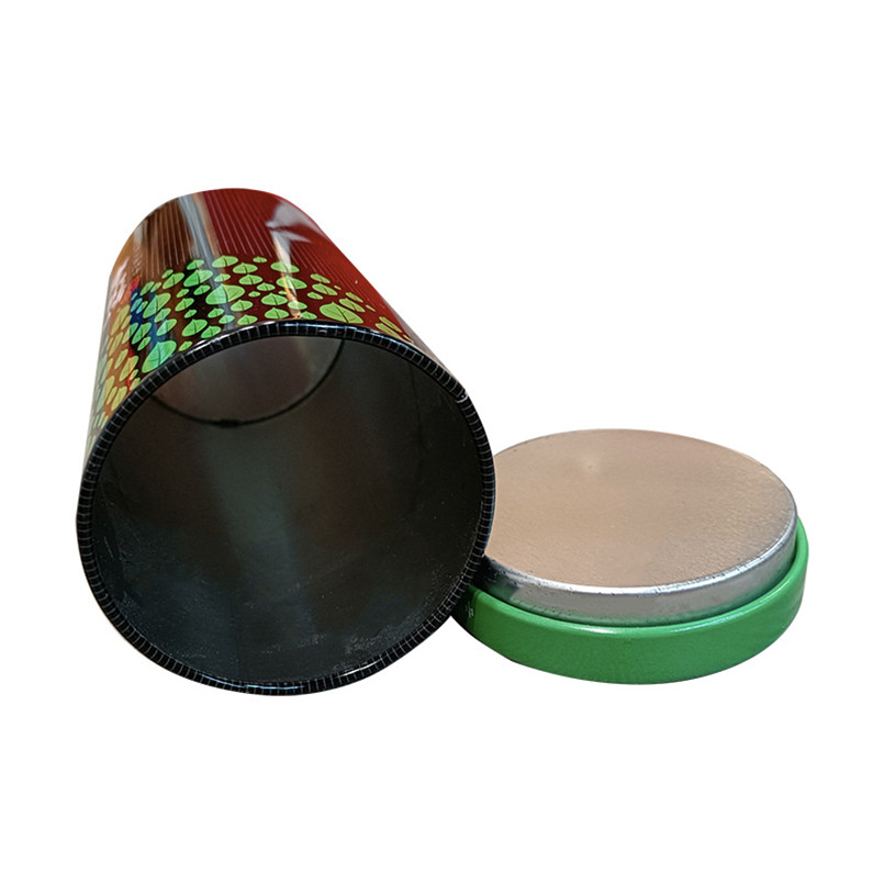 custom Eco-friendly Rust-Proof Durable Airtight Round Bottom Luxury Tea Can for Gift online