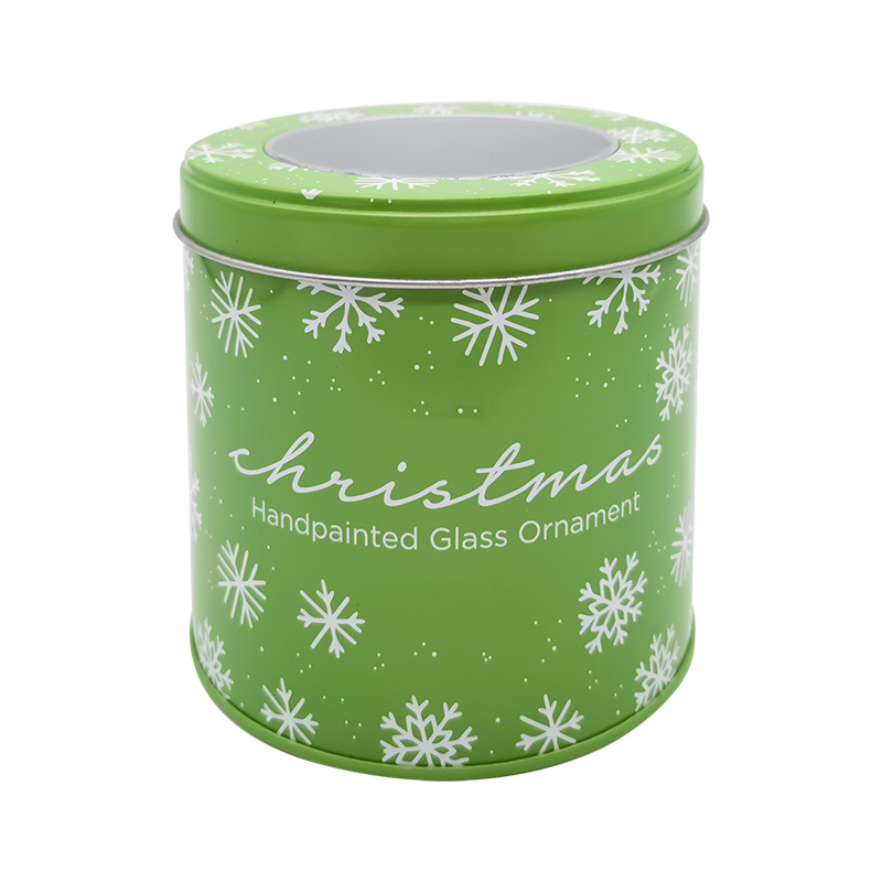 Customized Food Grade Packaging Tea Can Small Metal Round Tin Box