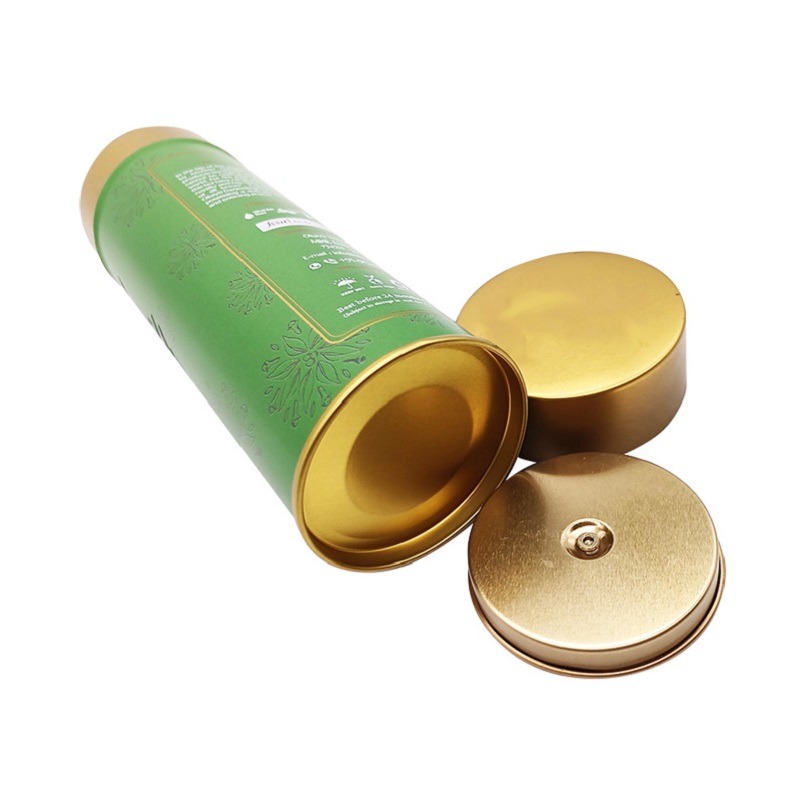 custom Wholesale Recycled Tinplate Double Lids Sealing Customized Printed Tall Tea Tin Boxes online