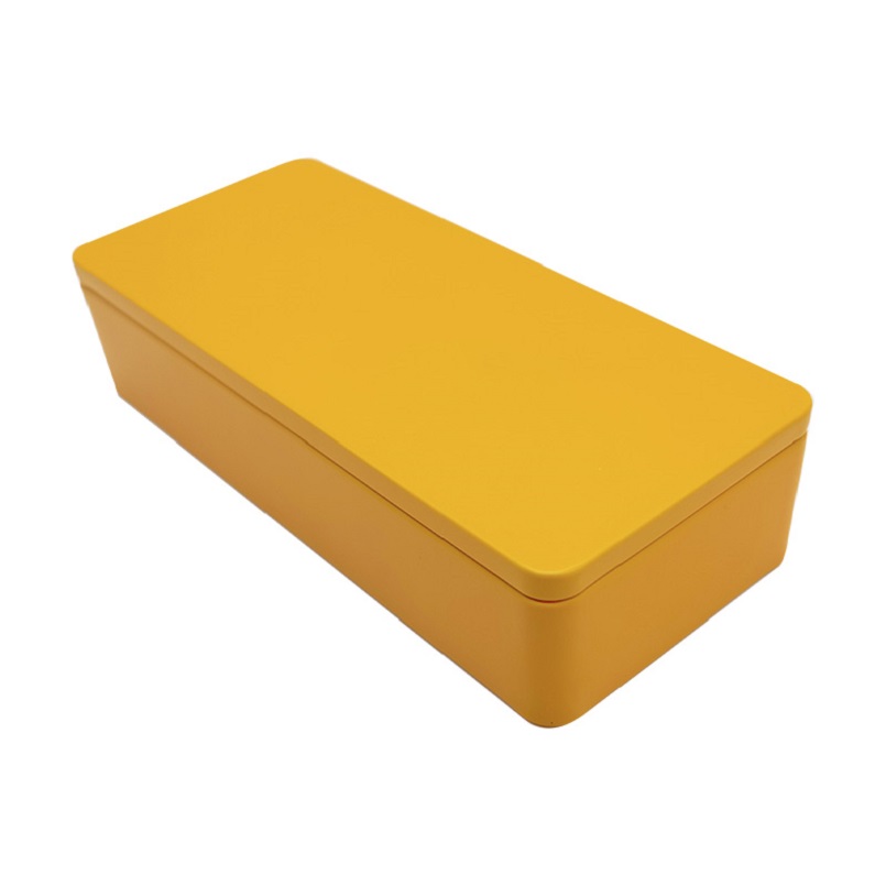 Wholesale Customized Logo Print Golden Rectangular Metal Cigarette Box