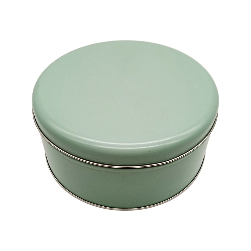 Food Grade Custom Empty Recycled Round Metal Mini Tin Can for Candy