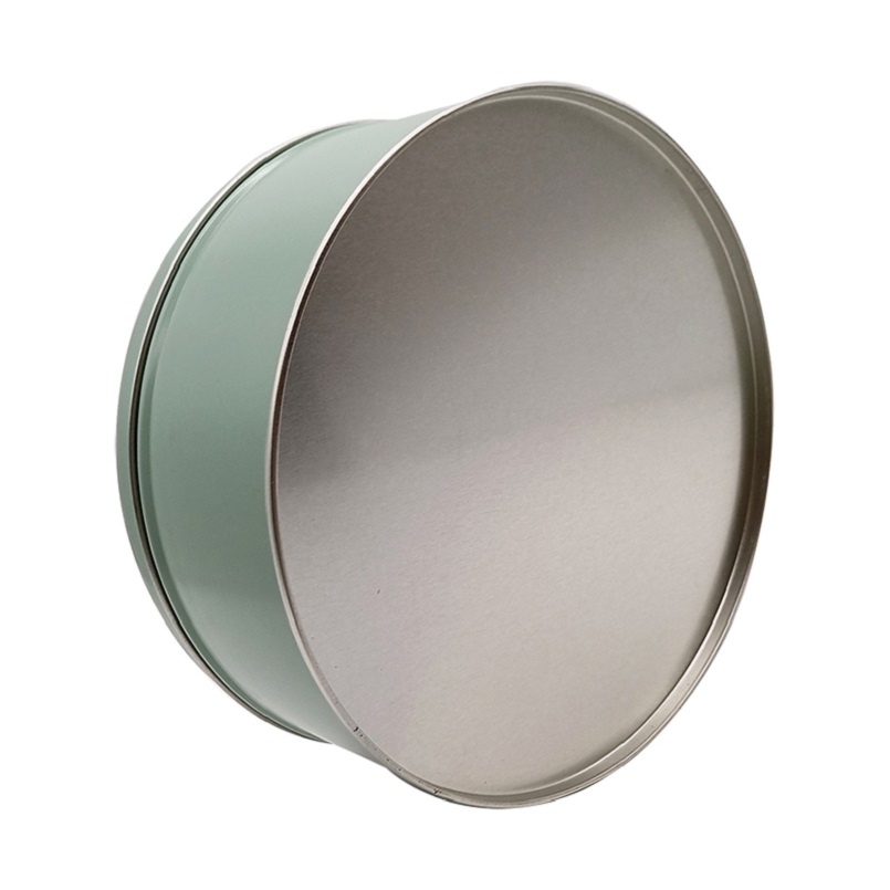 Food Grade Custom Empty Recycled Round Metal Mini Tin Can for Candy